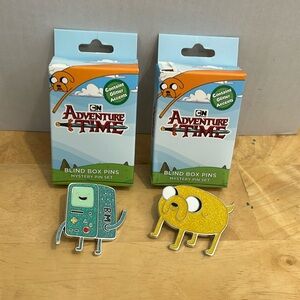 Adventure Time Character Glitter OPENED Blind Box Enamel Pin